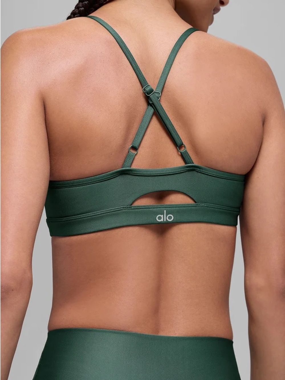 Alo Yoga Airlift Intrigue Bra - Forest Green